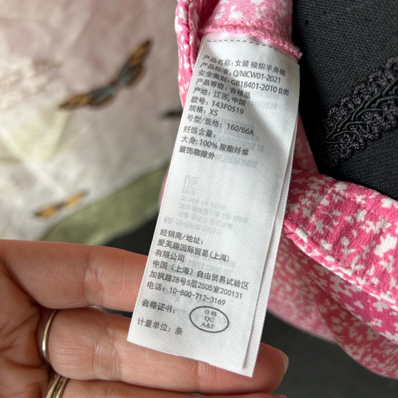 Abercrombie and fitch Women’s Pink Floral Midi Wrap Skirt - Picture 8 of 9